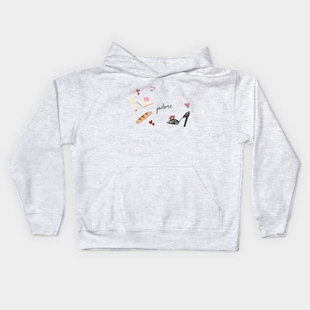 J'Adore Kids Hoodie by darrianrebecca